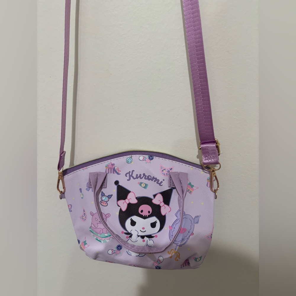 Kuromi Lavender Crossbody Bag - Women's Shoulder Purse - Picture 2 of 11